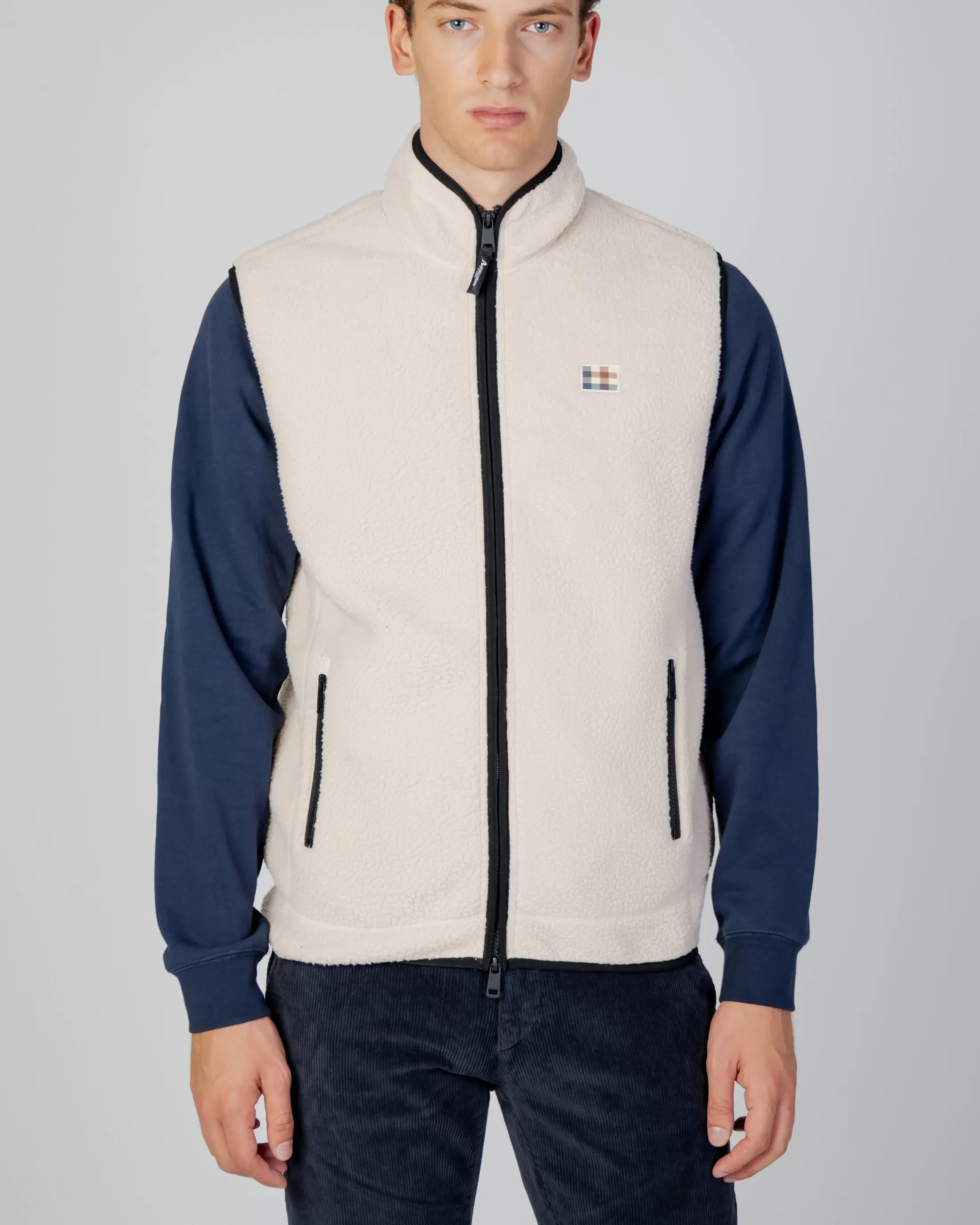 Aquascutum Active Retro Fleece | Active One Color Sherpa Vest