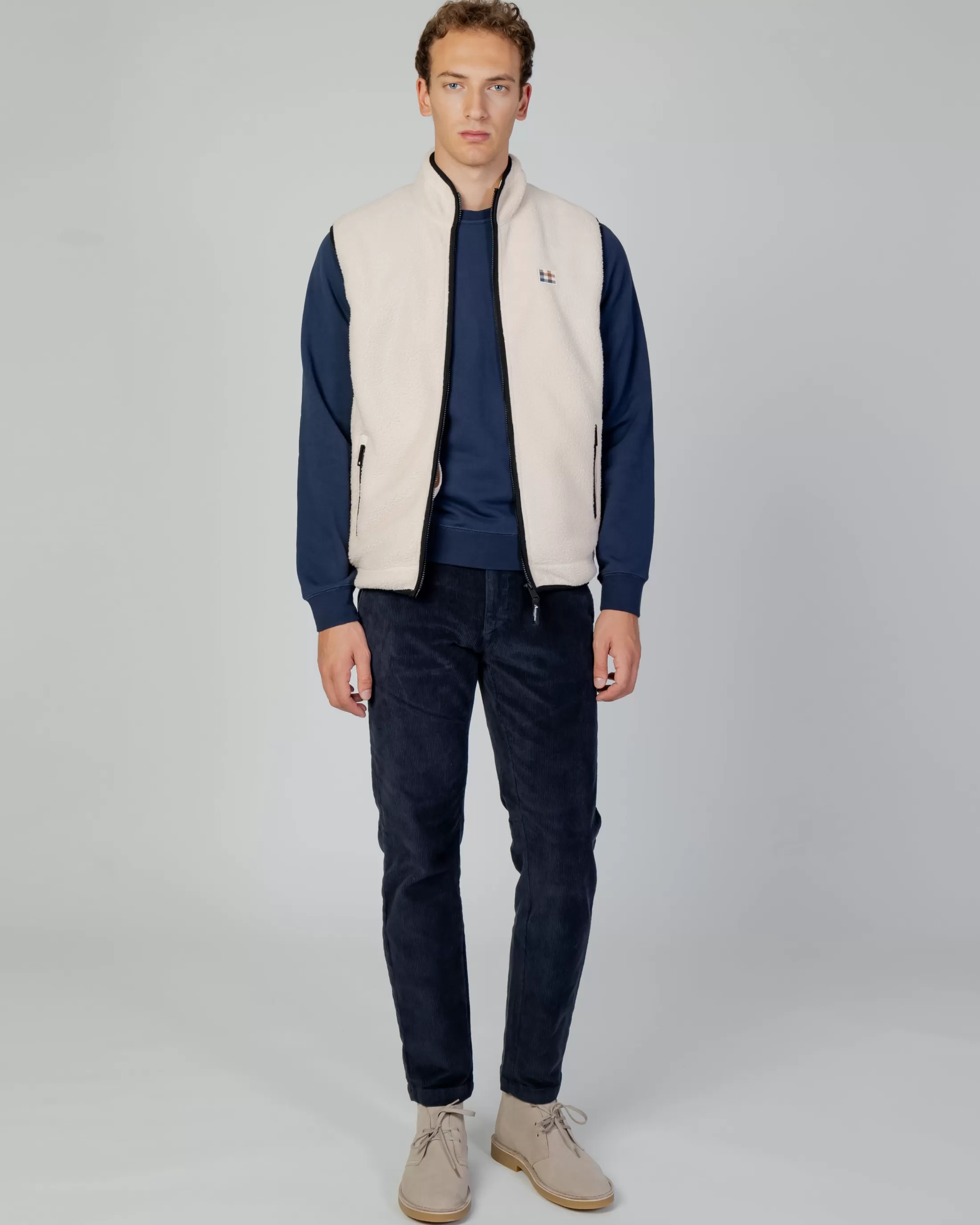 Aquascutum Active Vest | Active One Color Sherpa Vest