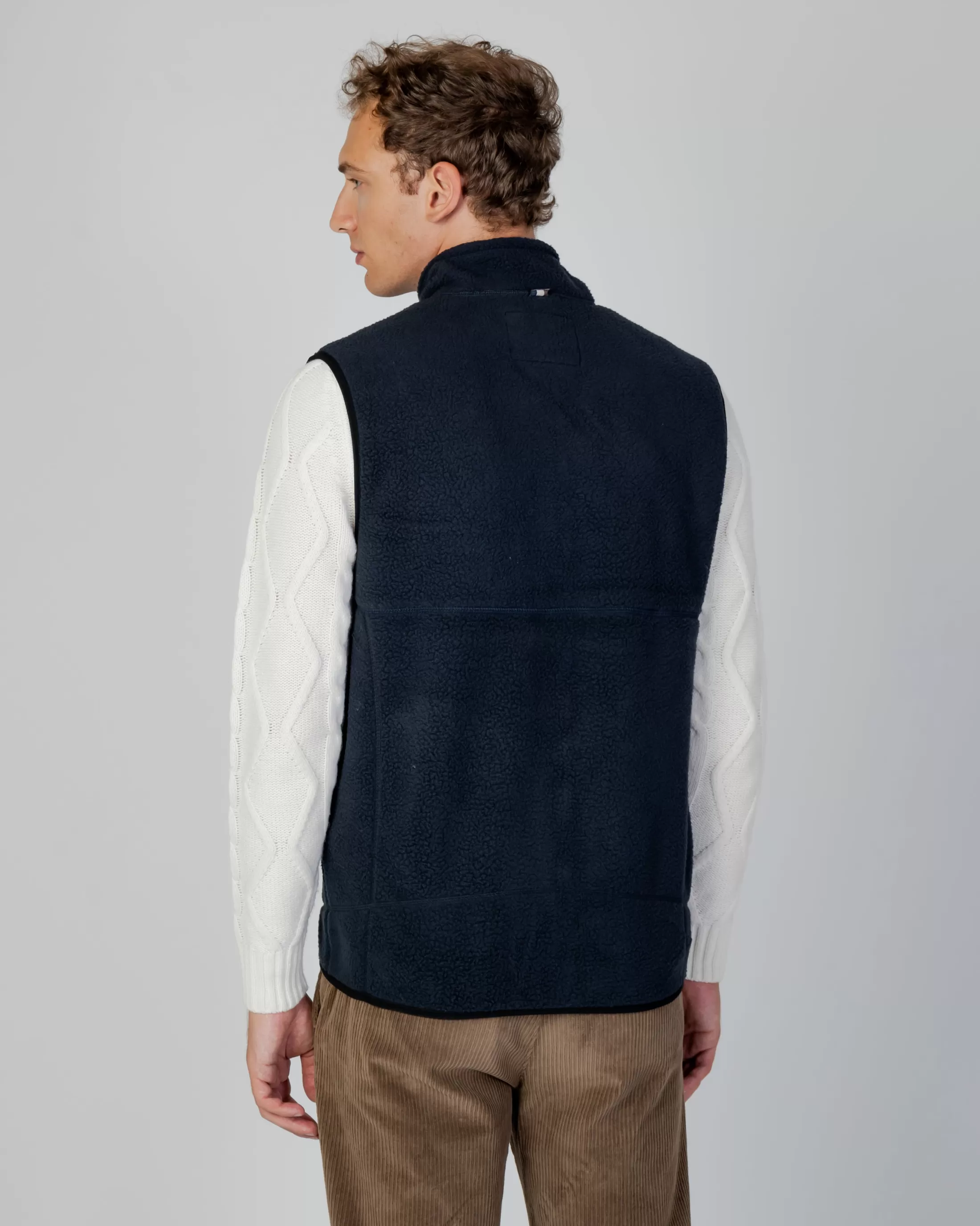 Aquascutum Active Vest | Active One Color Sherpa Vest