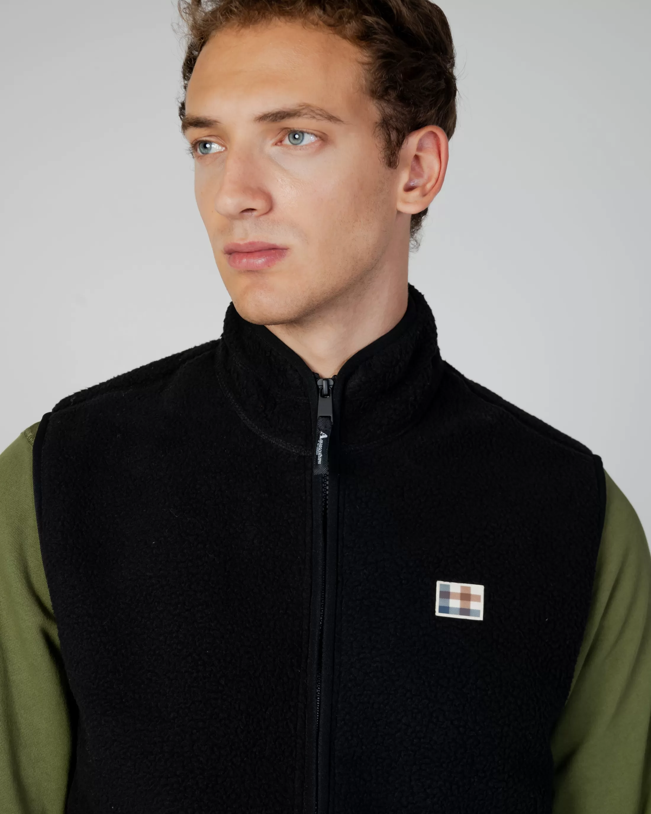 Aquascutum Active Vest | Active One Color Sherpa Vest